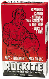 Rockite 10005 Expansion Cement, Powder, White, 1 hr Curing, 5 lb Box